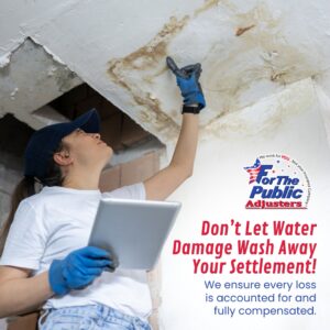 Water Damage Claims Help NC Public Adjuster