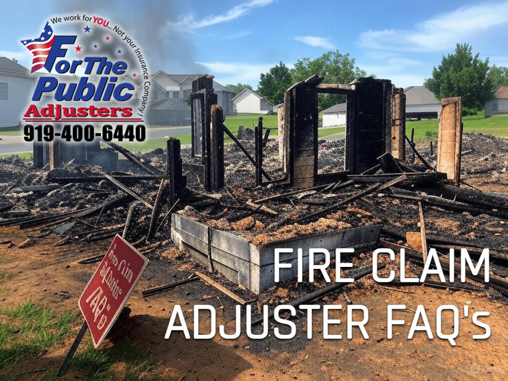 Fire Claim Adjuster Raleigh NC - FAQs