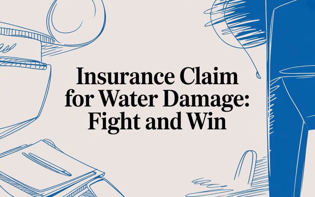 Insurance Claim for Water Damage: Fight and Win