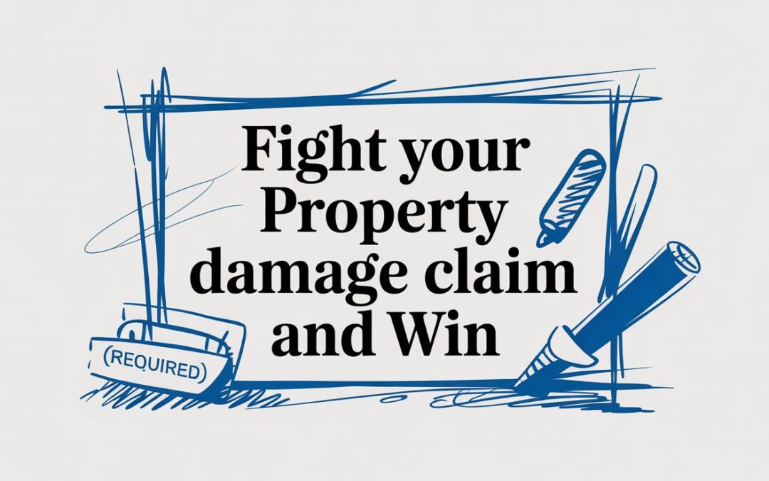 Fight Your Property Damage Claim and Win
