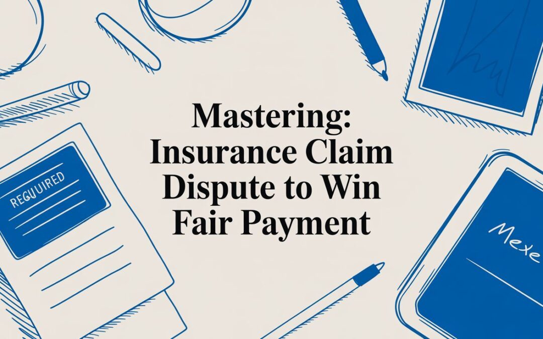 How to Win an Insurance Claim Dispute and Get a Fair Payout