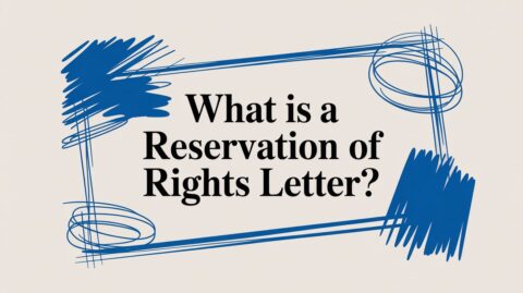 What Is a Reservation of Rights Letter and What Do I Do?