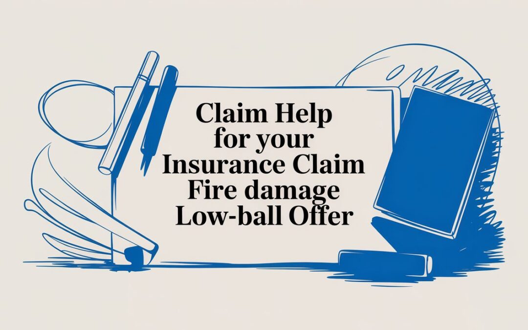 Claim Help For Your Insurance Claim Fire Damage Low-Ball Offer
