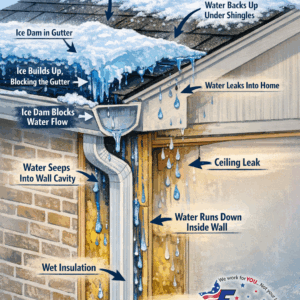 Ice Dam Insurance Claim Public Adjuster NC