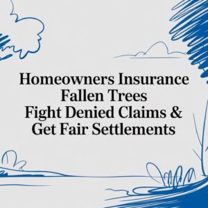 Homeowners Insurance Fallen Trees.
