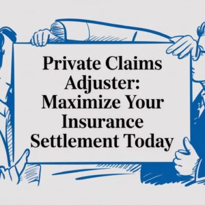 Private Claims Adjuster