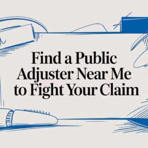 Find A Public Adjuster Near Me