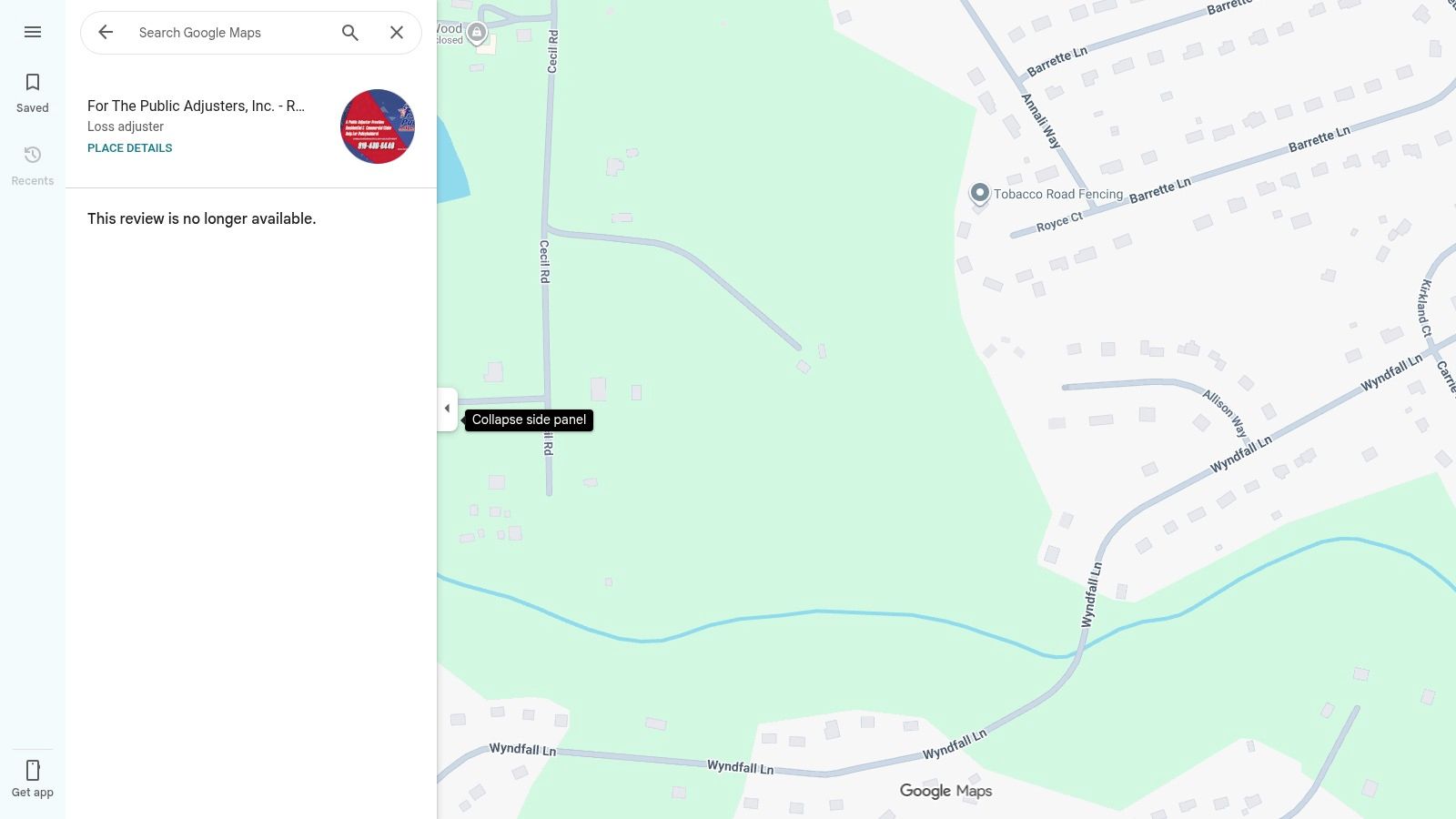 Screenshot from https://www.google.com/maps/reviews/data=!4m8!14m7!1m6!2m5!1sChZDSUhNMG9nS0VJQ0FnSUN6M0xXV1N3EAE!2m1!1s0x0:0x354c4dafdac2495a!3m1!1s2@1:CIHM0ogKEICAgICz3LWWSw%7CCgwIqP_ctQYQ4K29jAM%7C?hl=en&g_ep=EgoyMDI2MDEyMC4wIKXMDSoKLDEwMDc5MjA3MUgBUAM%3D&g_st=ic