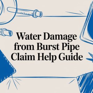 Water Damage From Burst Pipe