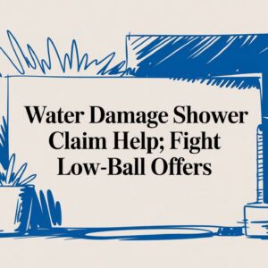 Water Damage Shower Claim Help