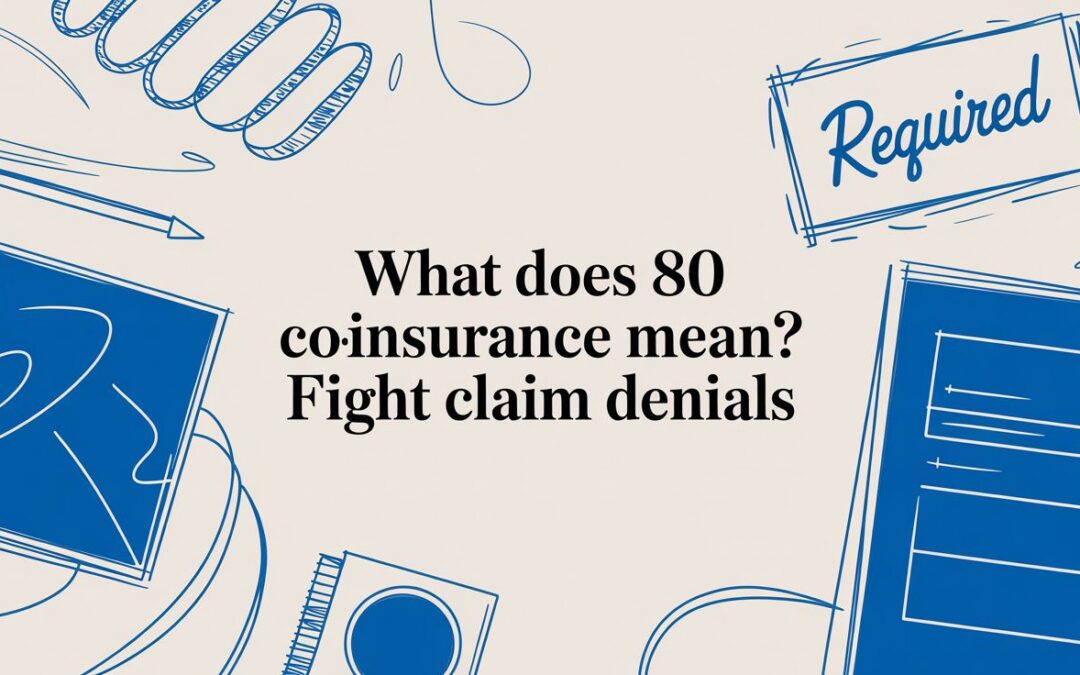 What Does 80 Coinsurance Mean? Fight Claim Denials