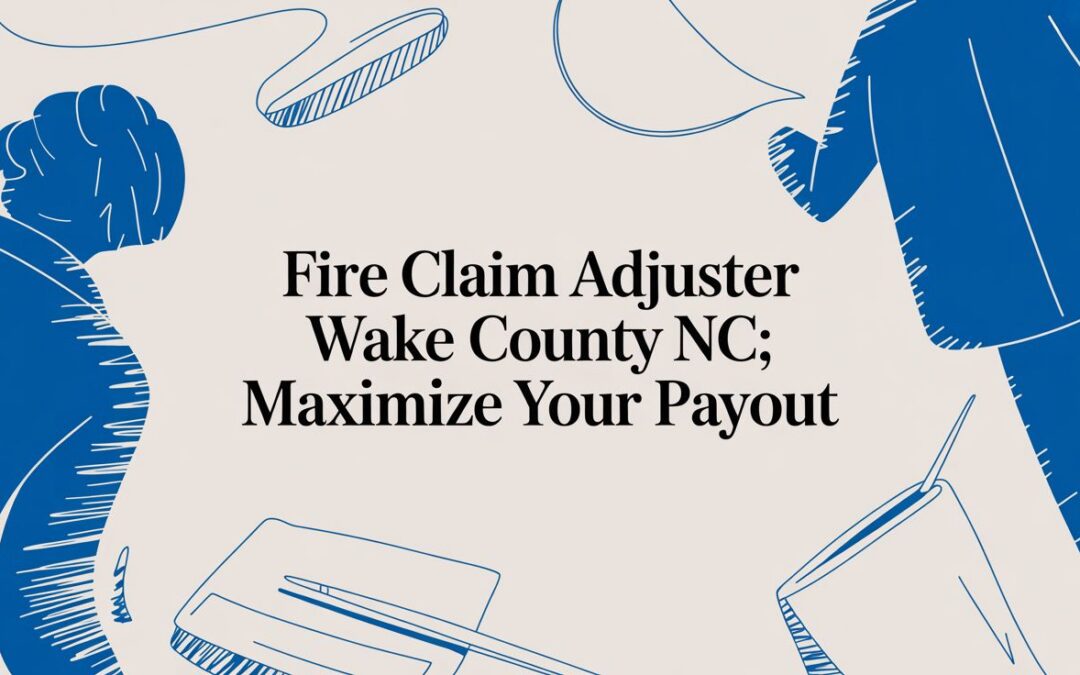 Fire Claim Adjuster Wake County NC: Maximize Your Payout