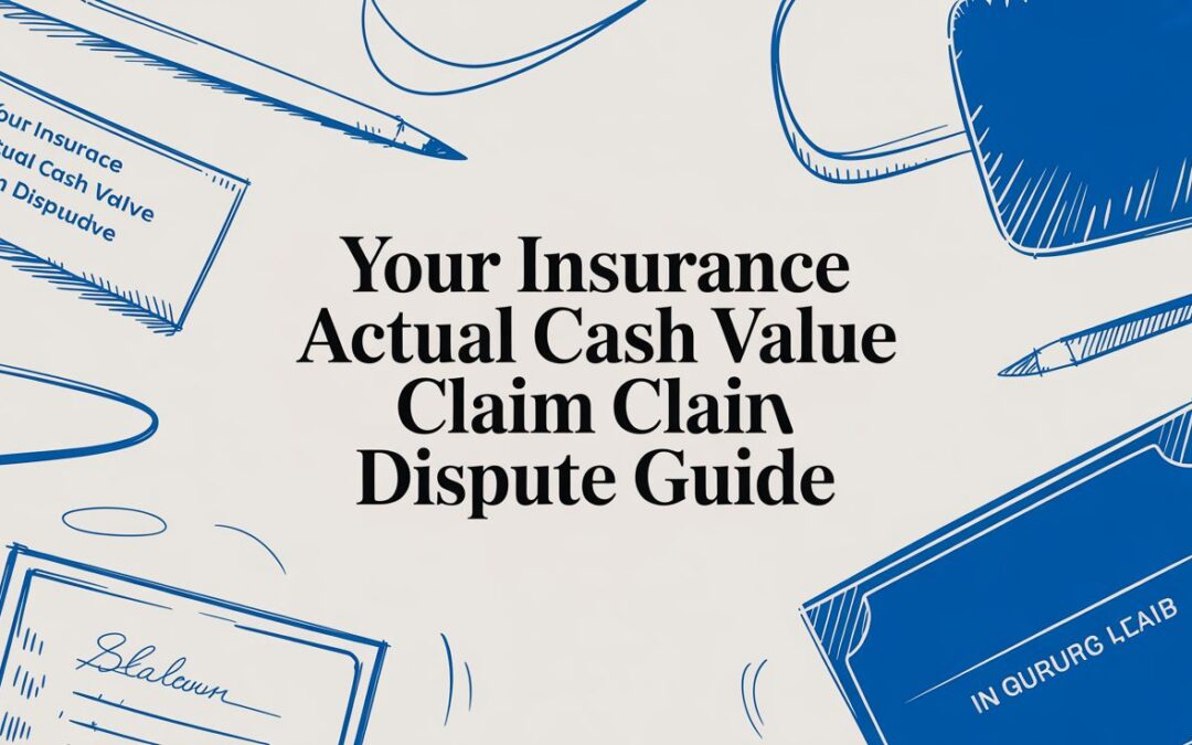 Your Insurance Actual Cash Value Claim Dispute Guide