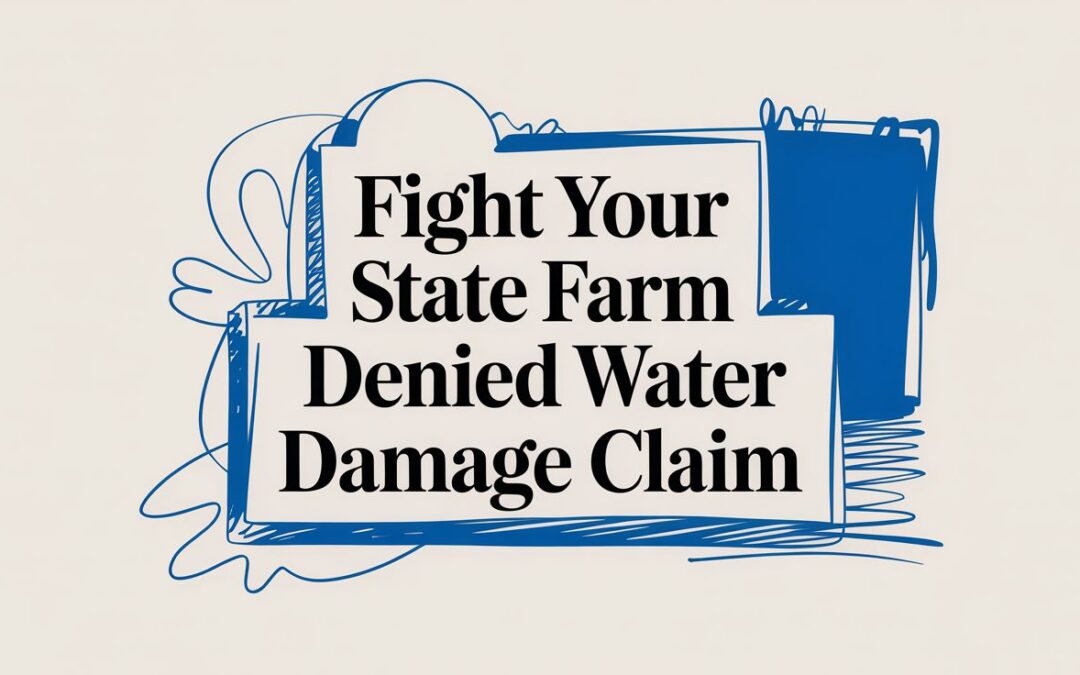 Fight Your State Farm Denied Water Damage Claim