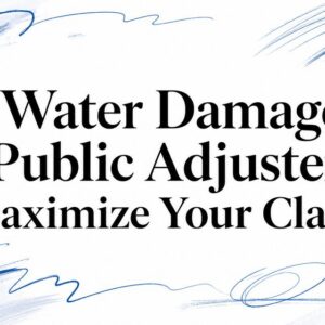 Water Damage Public Adjuster