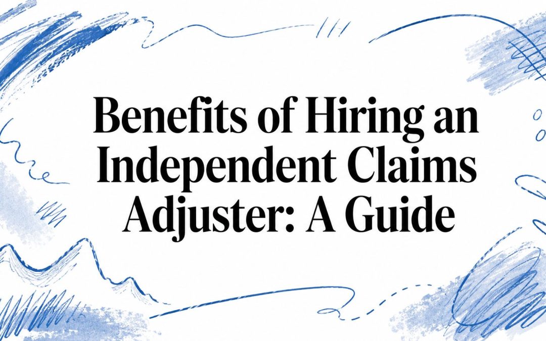 Benefits of Hiring an Independent Claims Adjuster: A Guide