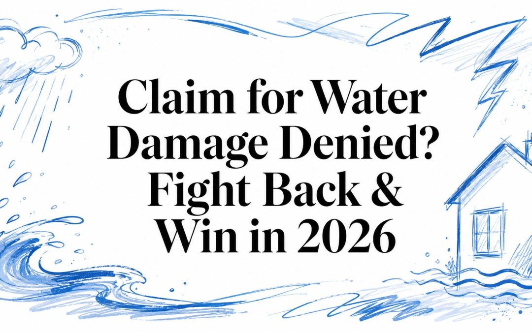 Claim for Water Damage Denied? Fight Back & Win in 2026