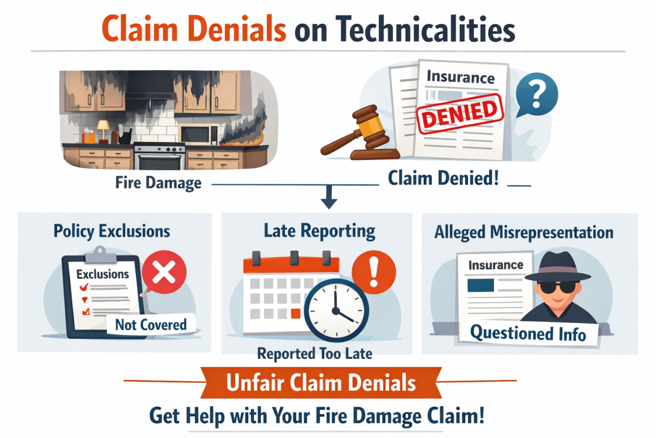 Fire Damage Claim Help Garner Infographic — fire damage claim help explained in Garner, NC
