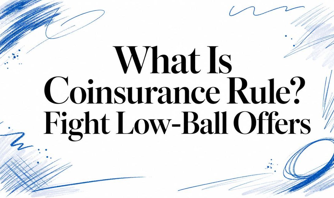 What Is Coinsurance Rule? Fight Low-Ball Offers