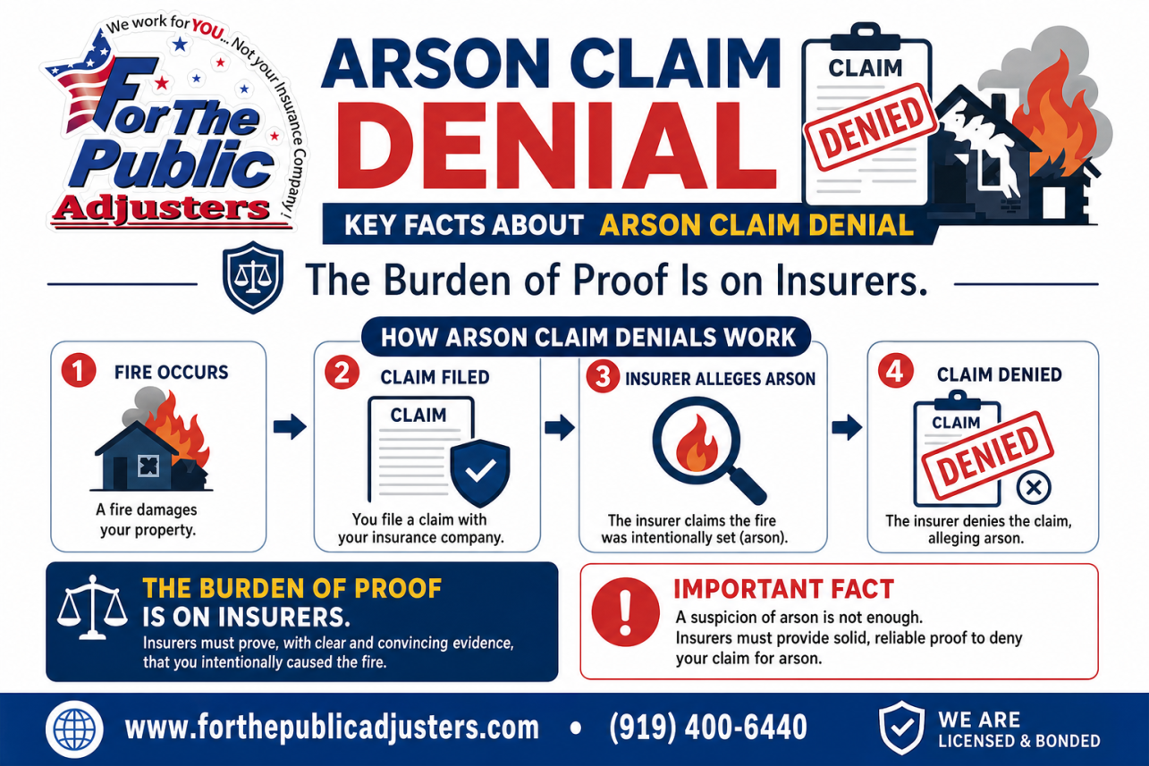 Arson Claim Denial Infographic