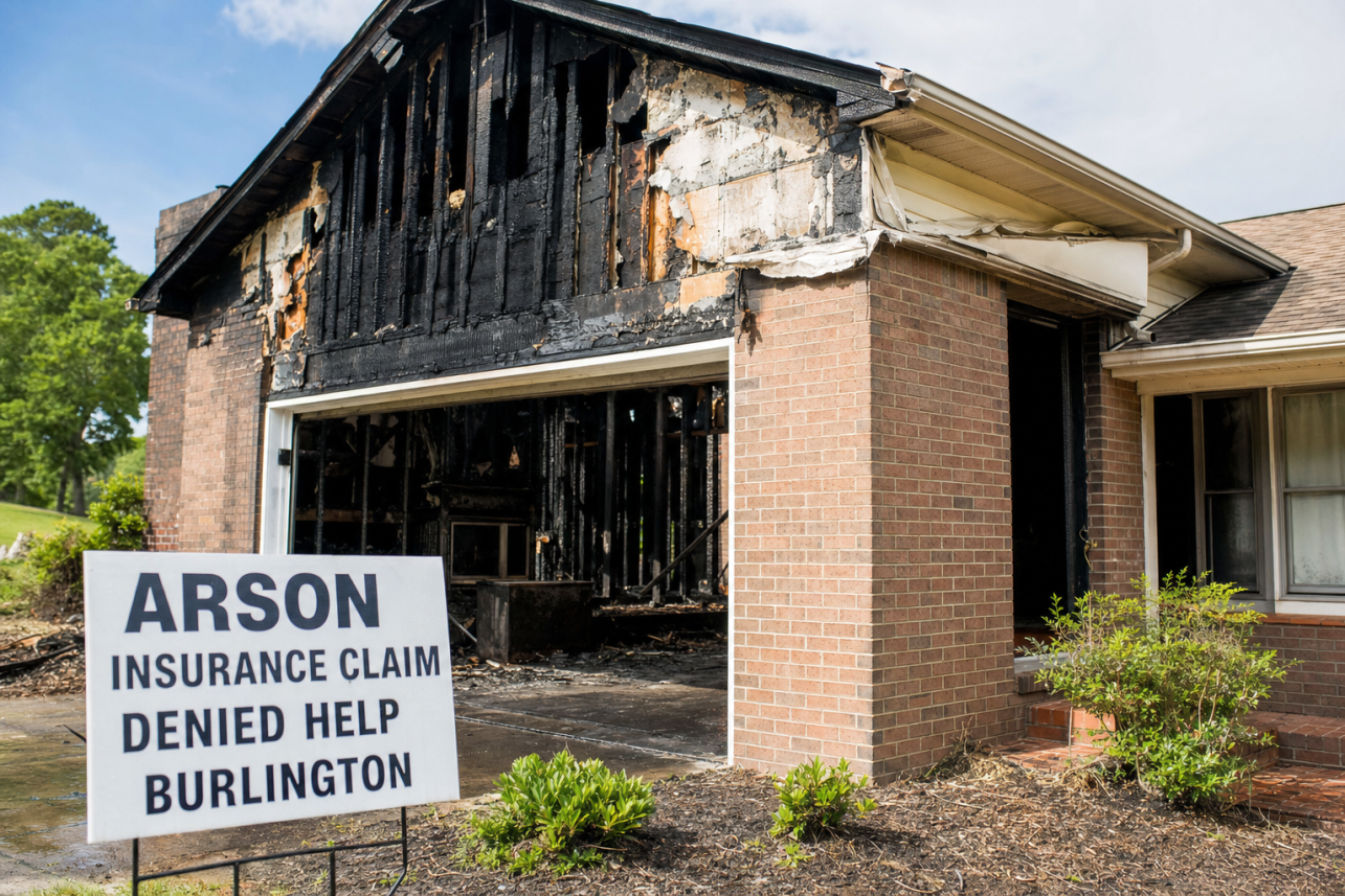 Arson Insurance Claim Denied Help Burlington — Arson insurance claim denied help Burlington services for local customers.