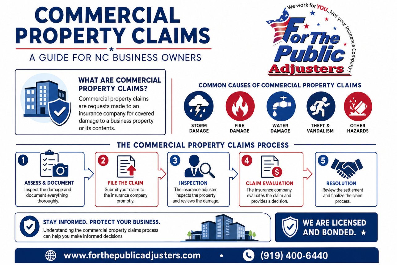 Commercial Property Claims Infographic