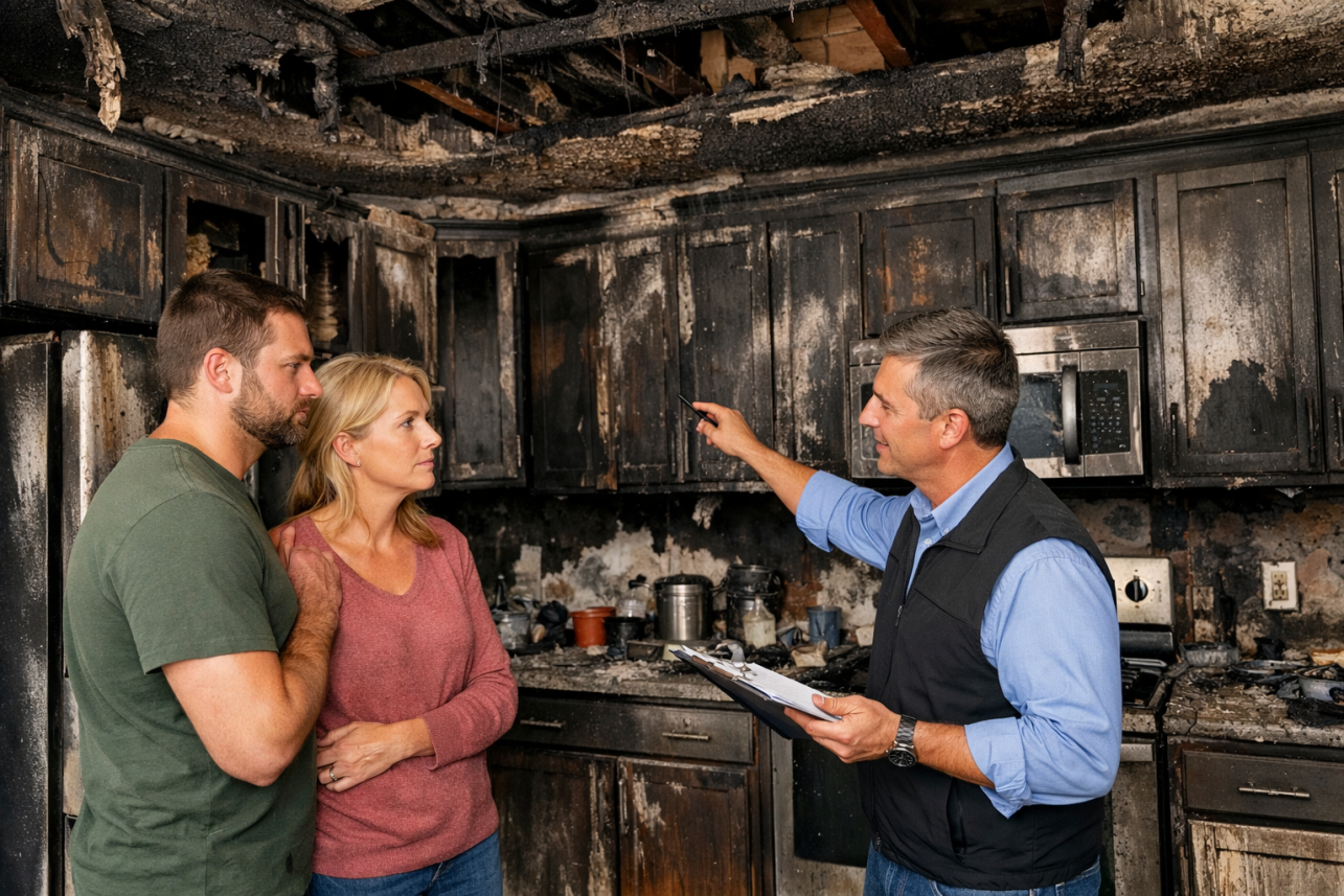 Fire Damage Claim Adjuster Cary NC — What types of fire damage losses does For The Public Adjusters, Inc. handle in Cary?.