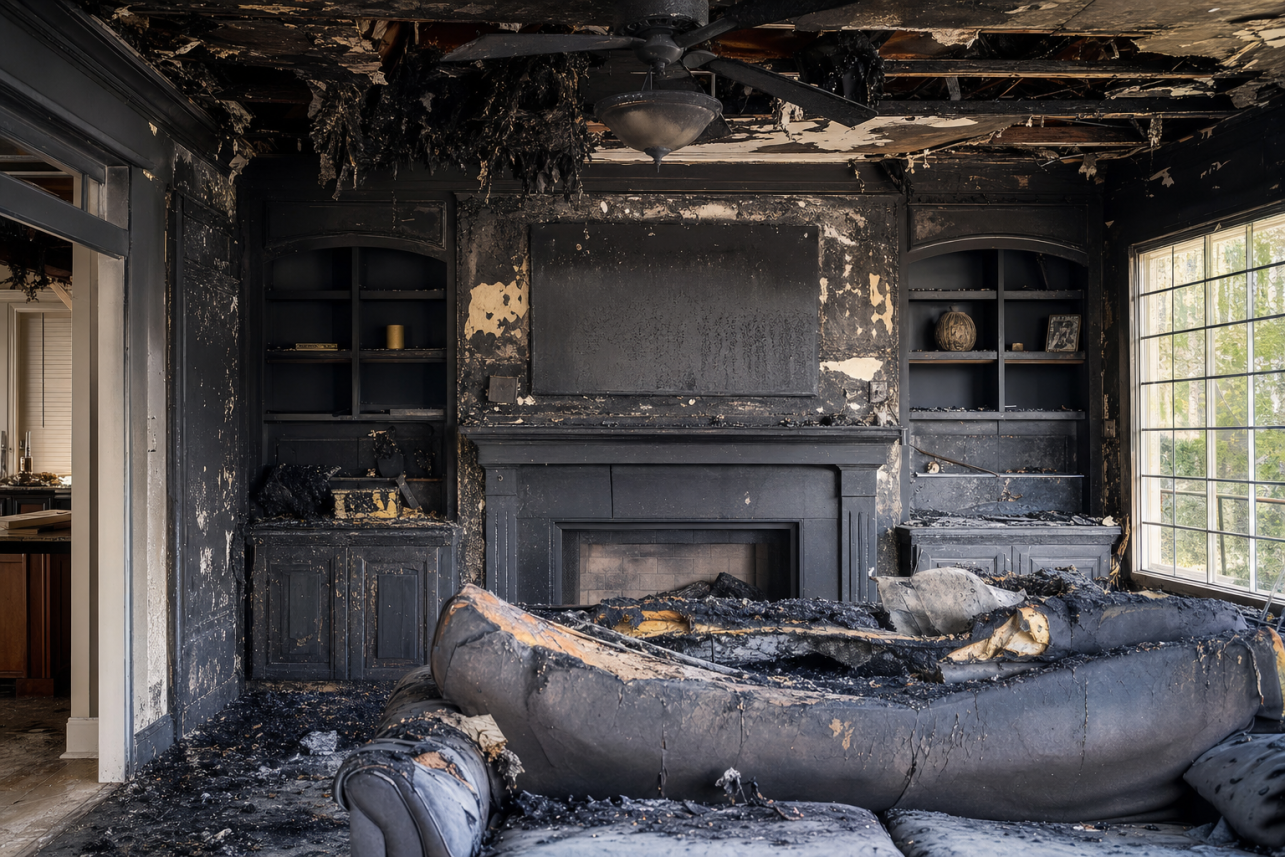 Fire Damage Claim Help For Homeowner Cary NC — Fire damage claim help for homeowner cary nc services for local customers.