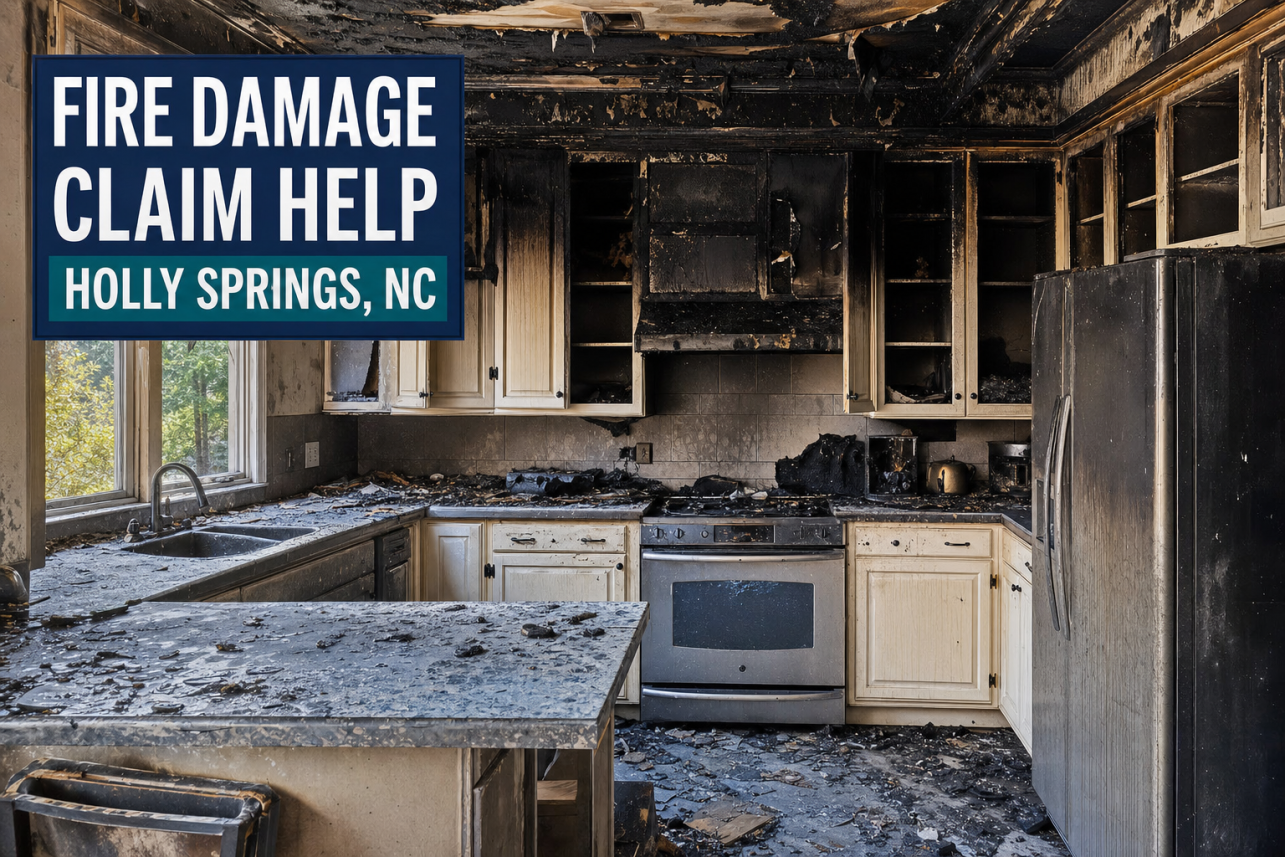 Fire Damage Claim Help Holly Springs NC — Fire damage claim help Holly Springs NC services for local customers.