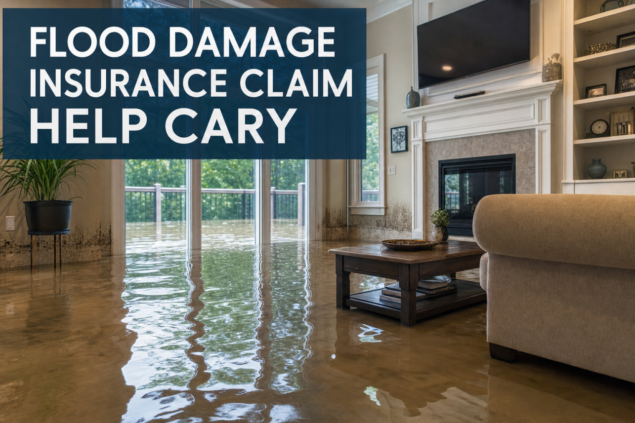 Flood Damage Insurance Claim Help Cary — Flood damage insurance claim help cary services for local customers.