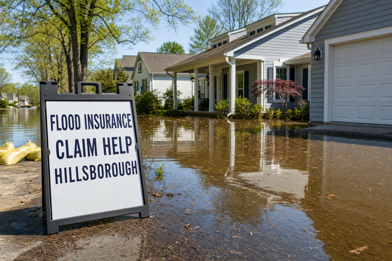 Flood Insurance Claim Help Hillsborough — How does flood insurance claim help Hillsborough homeowners get paid fairly by the NFIP or their private carrier?.