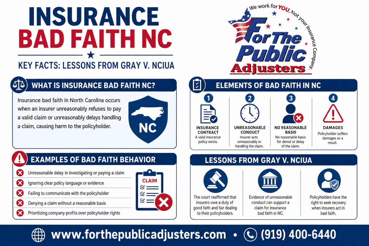 Insurance Bad Faith Nc Infographic