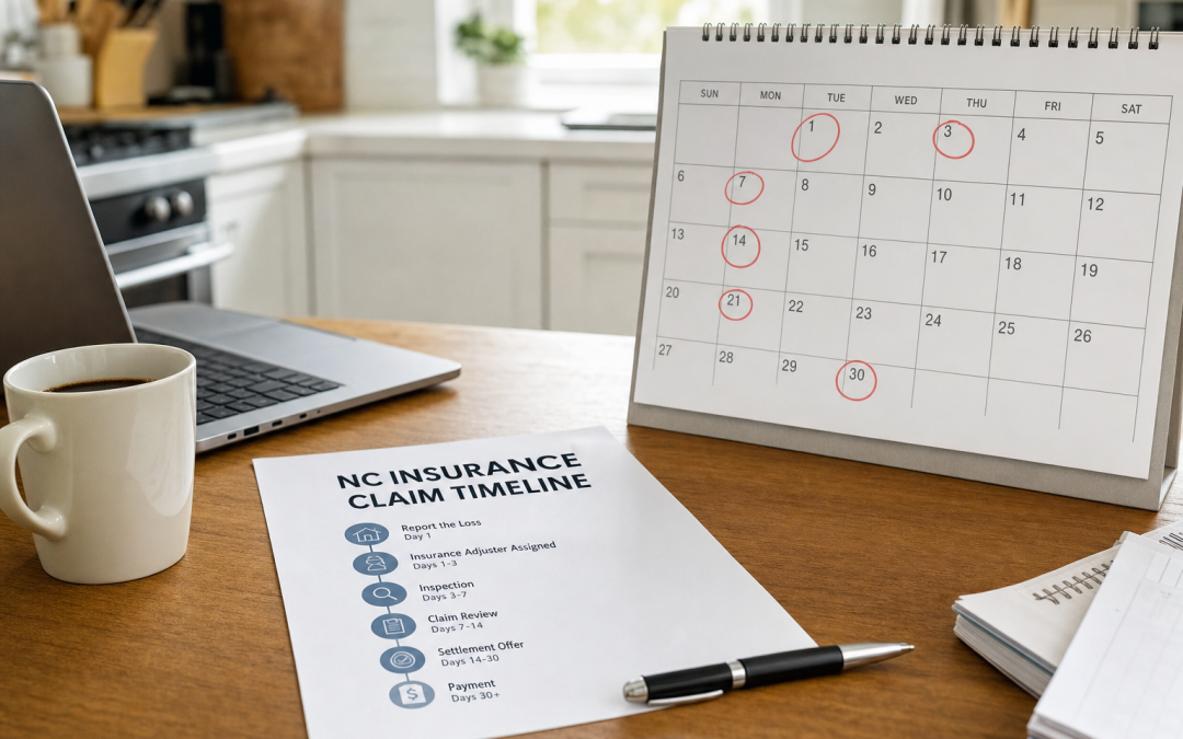 NC Insurance Claim Timeline: Deadlines Insurers Must Meet