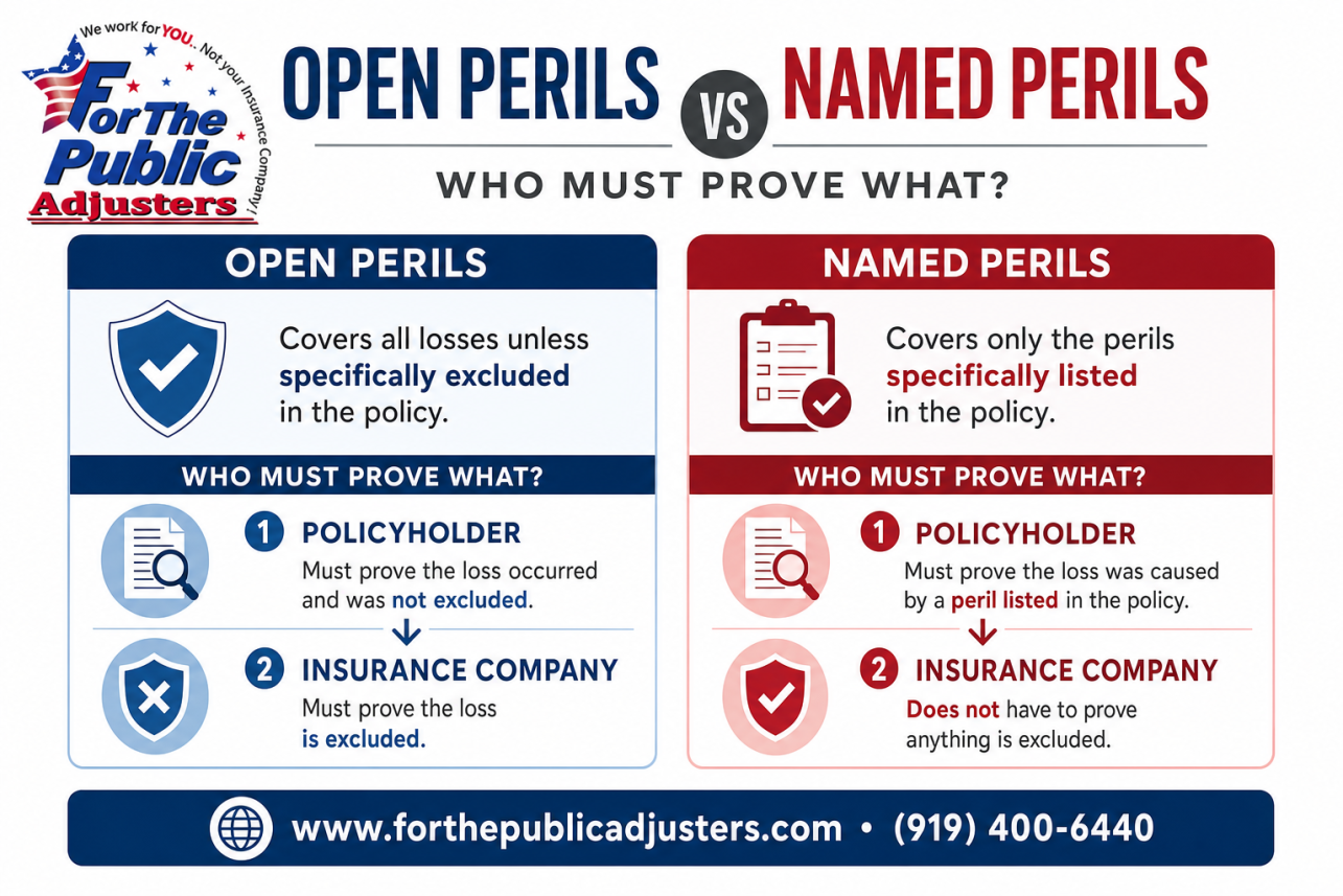 Open Perils Vs Named Perils Infographic