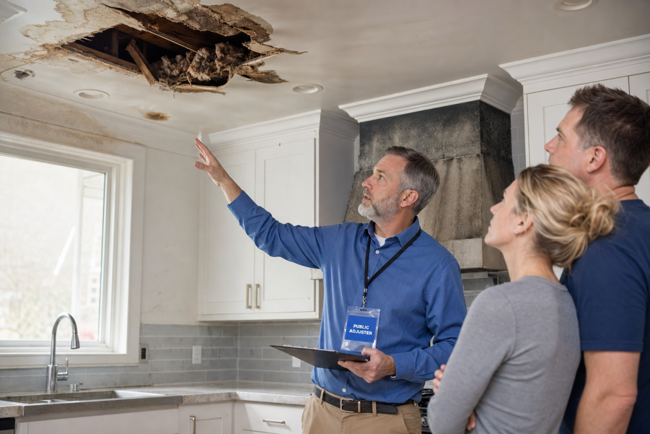 Public Adjuster Burlington, NC — When should I contact a public adjuster after storm or fire damage in Burlington?.