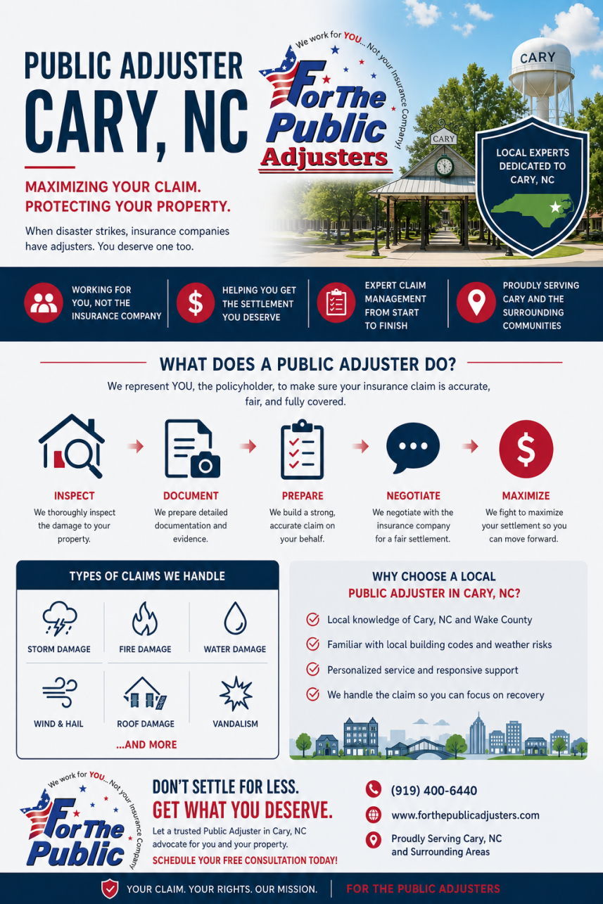 Public Adjuster Cary NC