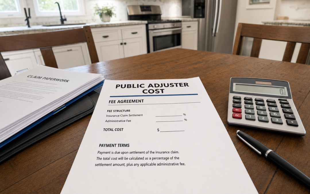 Public Adjuster Cost: Fee Structures Explained for NC