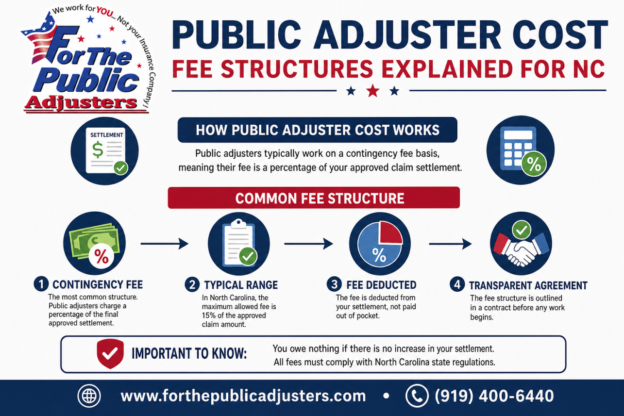 Public Adjuster Cost Infographic