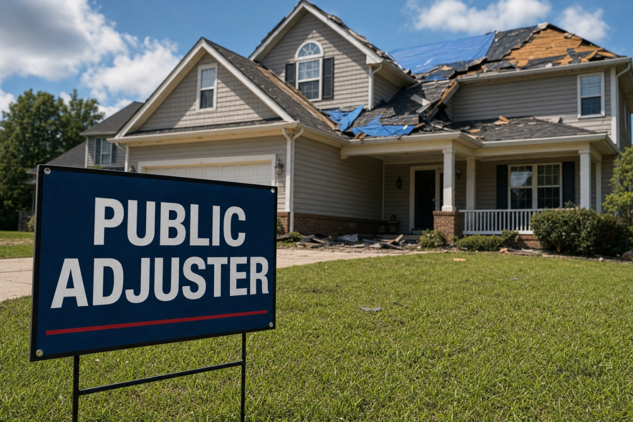 Public Adjuster Hillsborough, NC — What does a public adjuster Hillsborough NC homeowners can hire actually do for my insurance claim?.