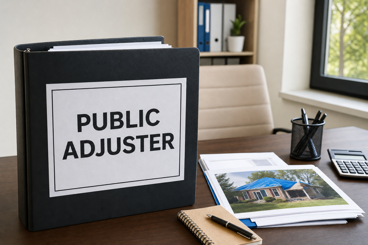 Public Adjuster Holly Springs, NC — What does a public adjuster Holly Springs NC homeowners hire actually do for my insurance claim?.