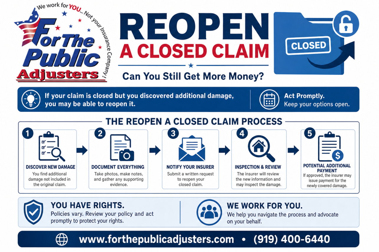 Reopen A Closed Claim Infographic