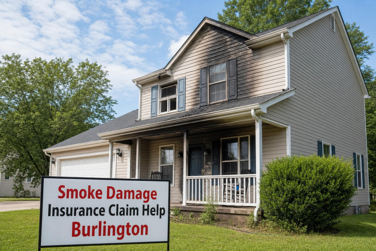 Smoke Damage Insurance Claim Help Burlington — Smoke damage insurance claim help Burlington services for local customers.
