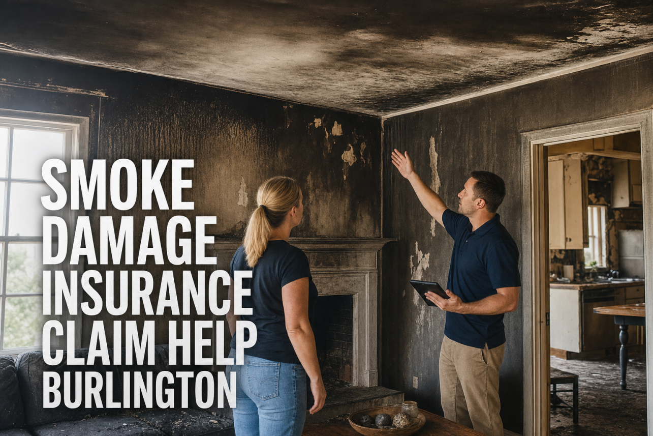 Smoke Damage Insurance Claim Help Burlington — Will insurance pay to replace what smoke ruined — or just wipe it down?. This is where most settlements go wrong. Carriers often write estimates for surface cle.