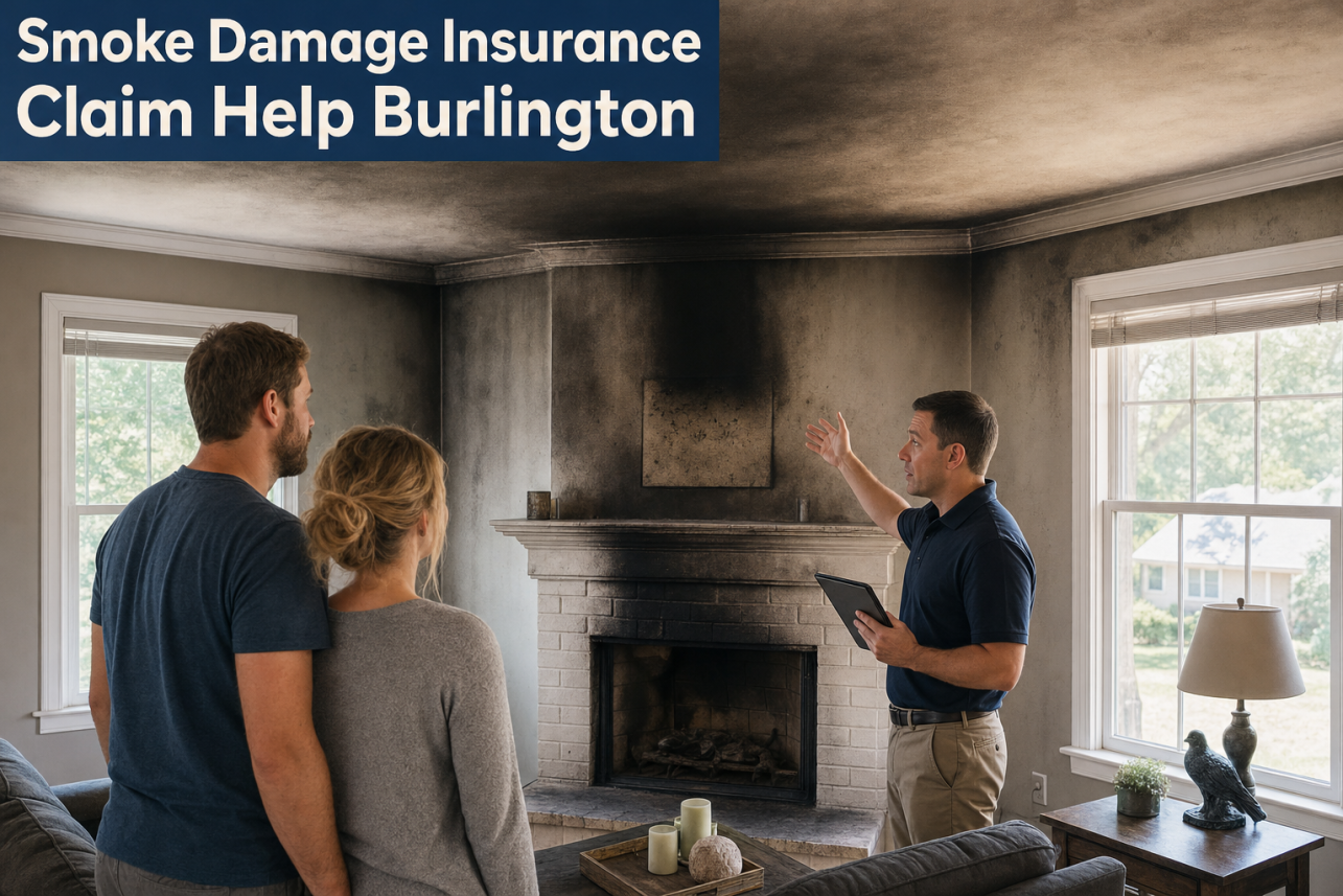 Smoke Damage Insurance Claim Help Burlington — My insurance company says the smoke odor will go away on its own. Should I accept their settlement offer?.