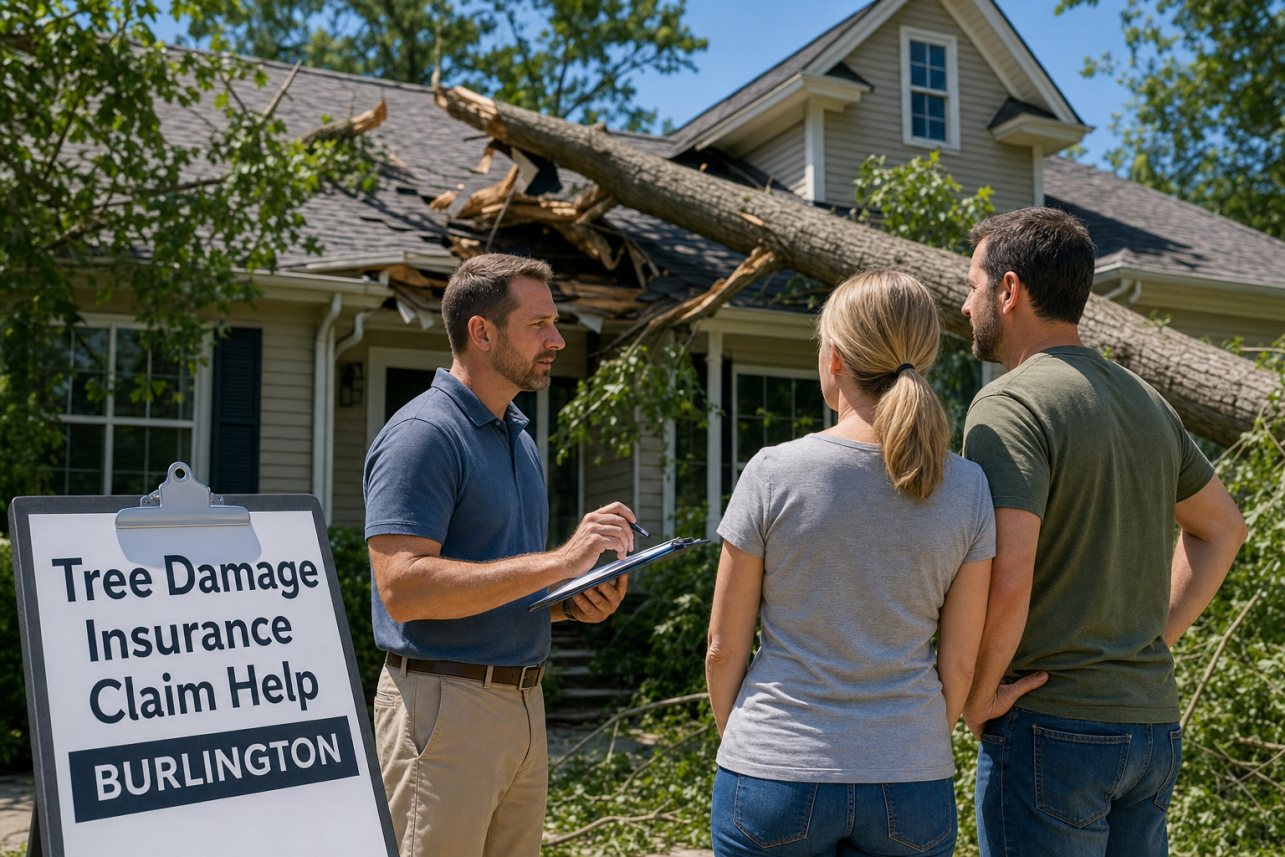 Tree Damage Insurance Claim Help Burlington — Will my policy really pay for tree removal, or just the hole in my roof?. This is where many Alamance County homeowners get shortchanged. Most homeowners polici.