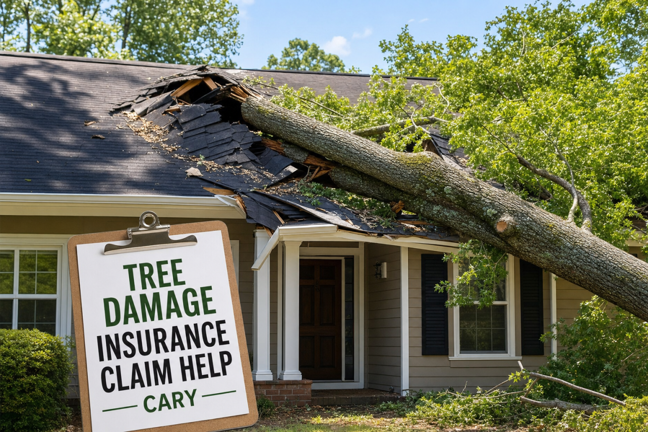 Tree Damage Insurance Claim Help Cary — Tree damage insurance claim help Cary services for local customers.