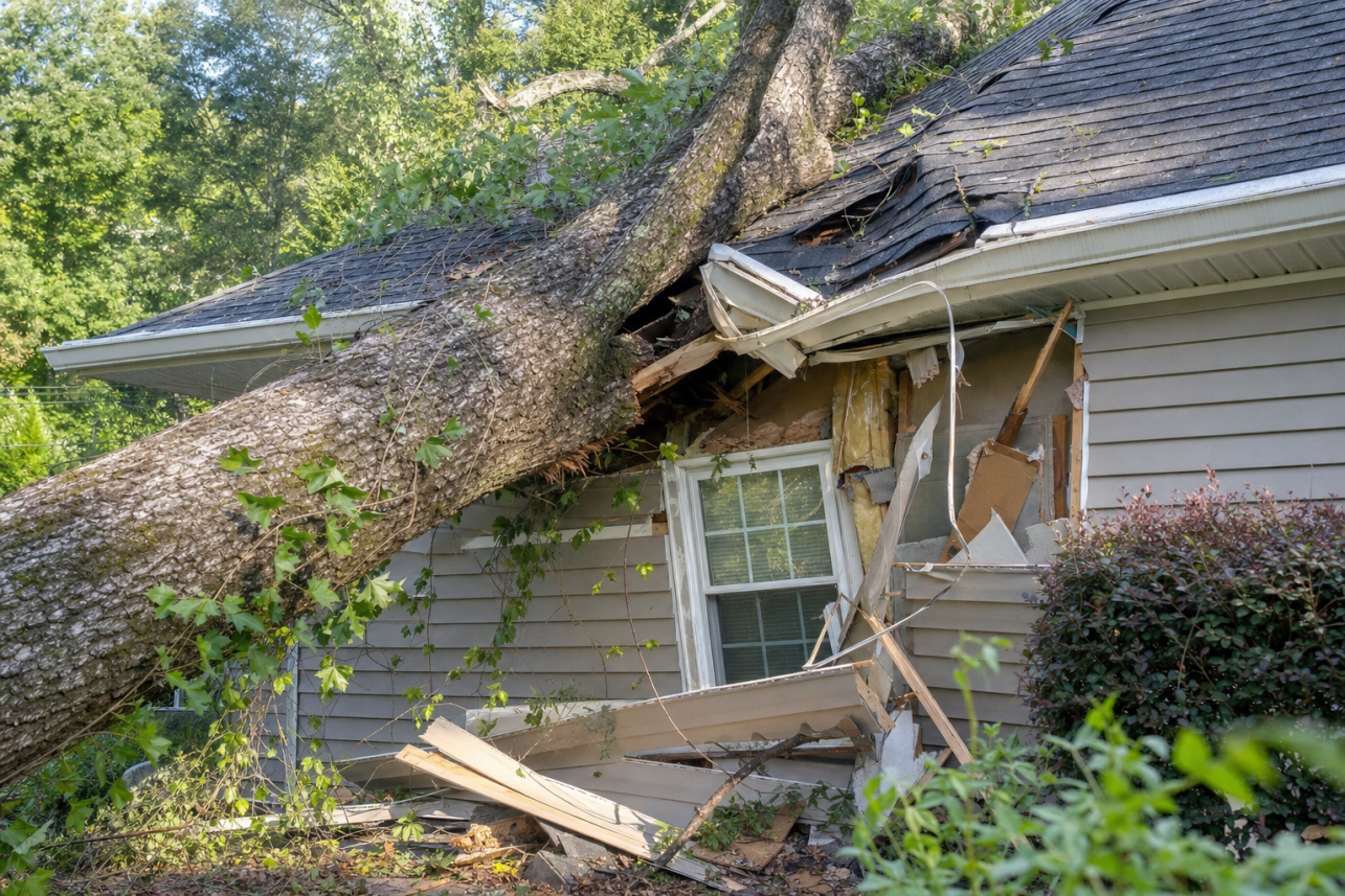 Tree Damage Insurance Claim Help Hillsborough — How does tree damage insurance claim help Hillsborough homeowners actually work after a tree hits my house?.