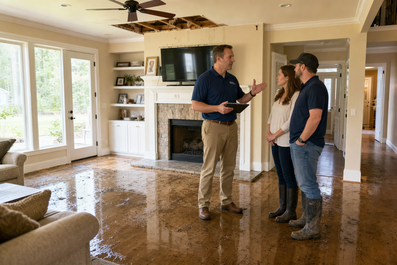 Water Damage Claim Help Garner, NC — My insurance company already sent an adjuster to my Garner home. Is it too late to get help with my water damage claim?.