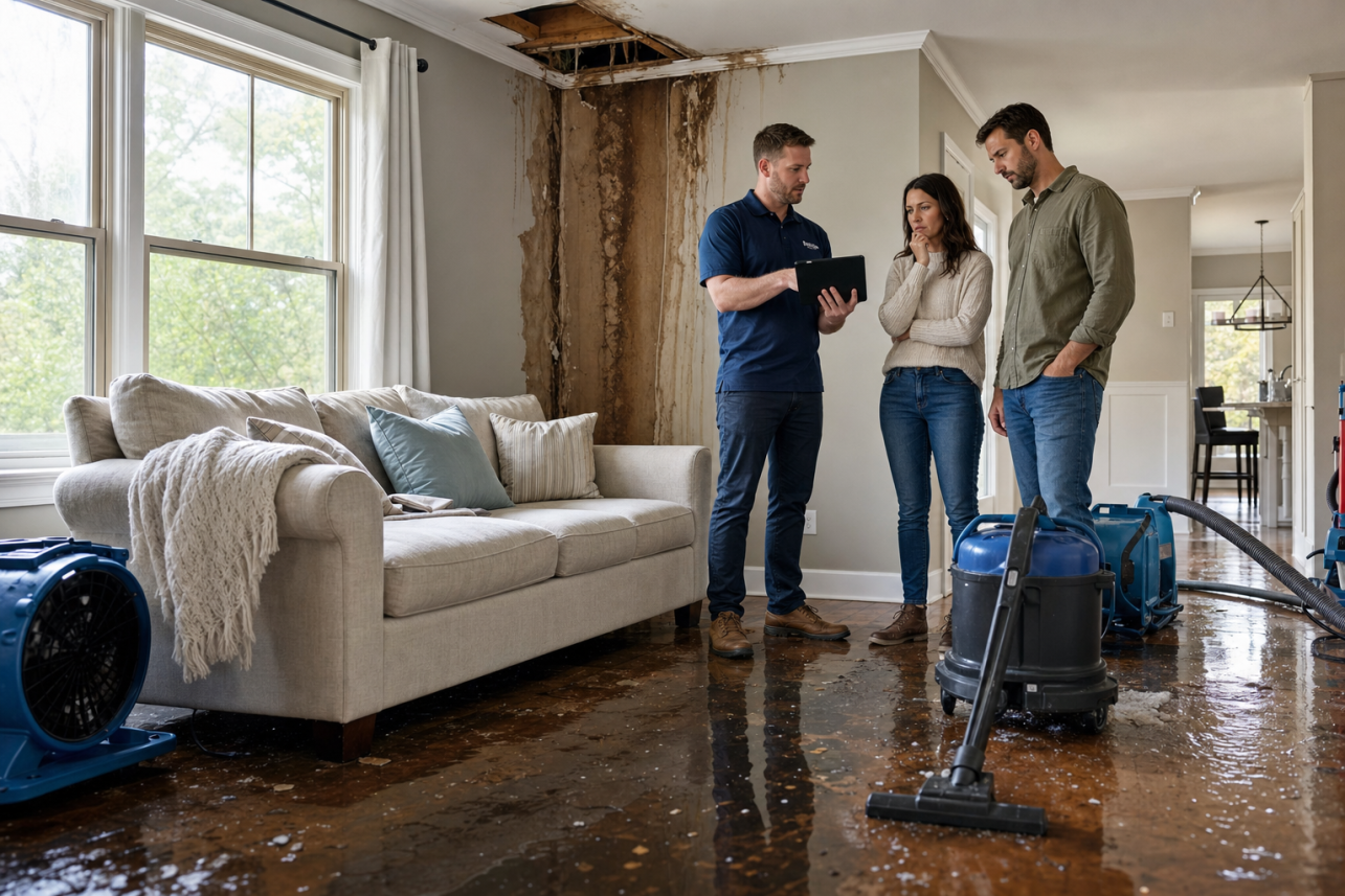 Water Damage Claim Help Holly Springs, NC — What does a public adjuster in Holly Springs actually do that my insurance company's adjuster doesn't?.