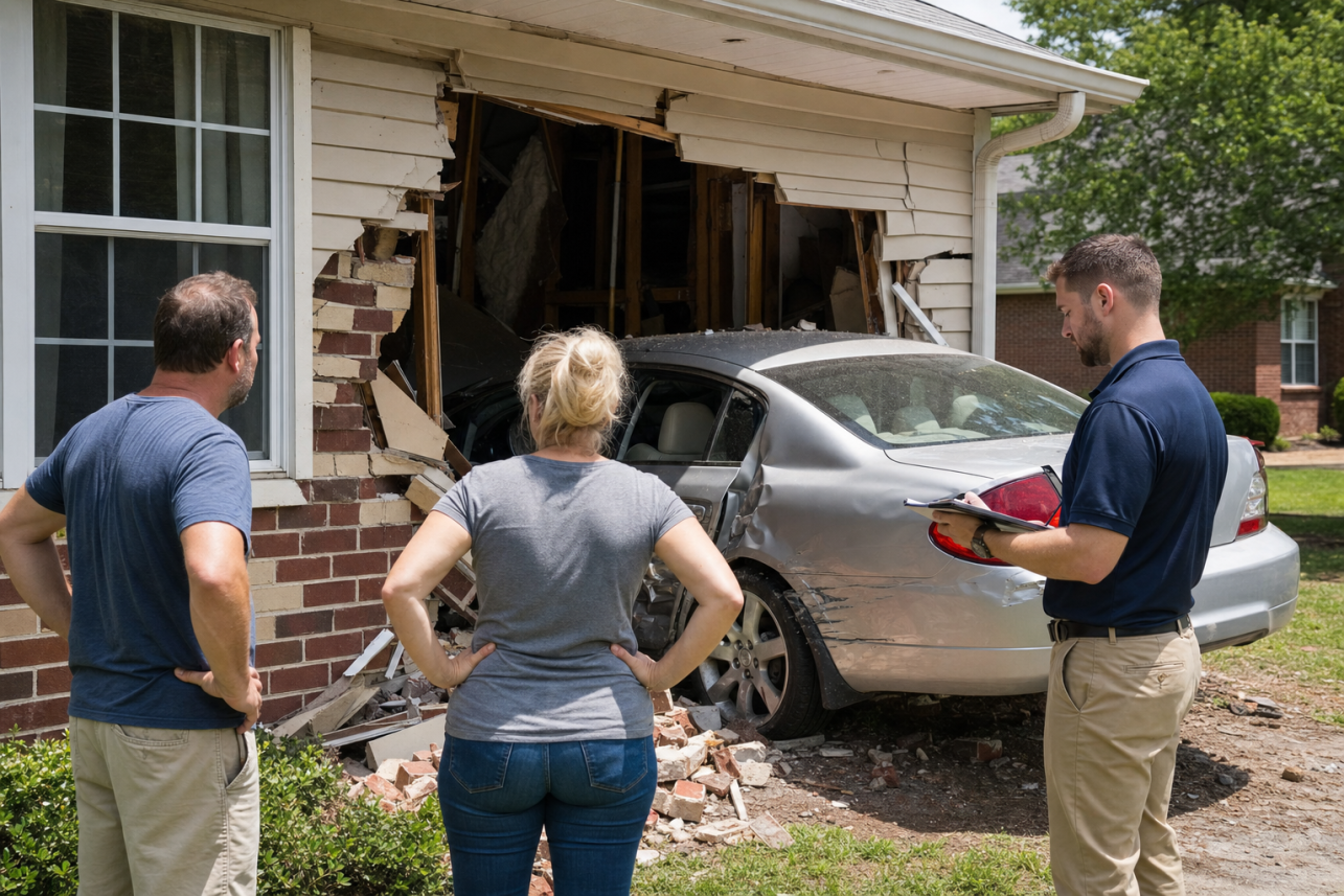 Car Hit My House Insurance Claim Burlington — How do I start a car hit my house insurance claim Burlington homeowners can actually win?.